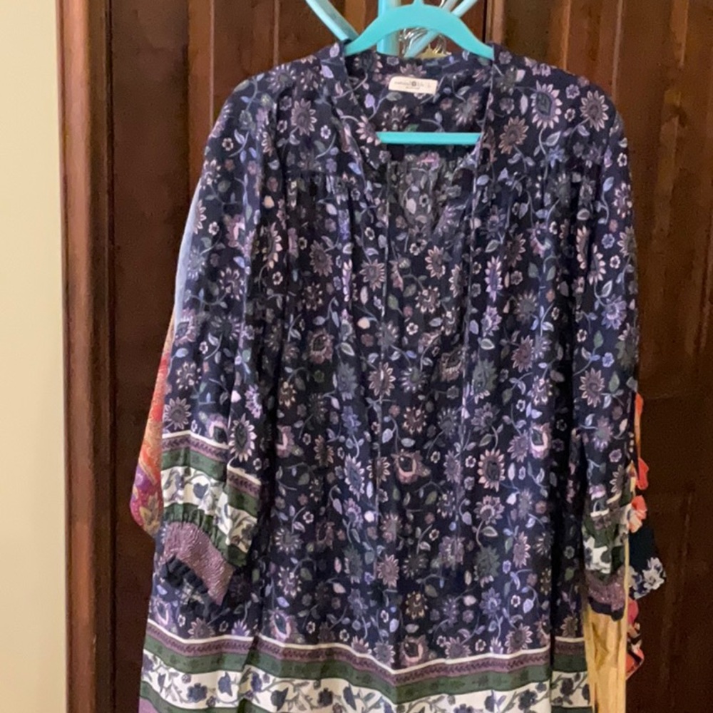 Smock style tunic dress